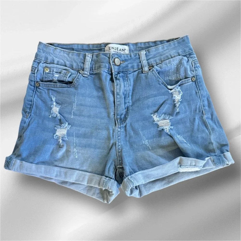 Enjean Light Color Jeans - Size M - 98% Cotton - Preloved